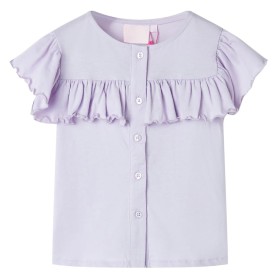 Camiseta infantil color lila 128 de , Camisetas para niños - Ref: Foro24-11522, Precio: 9,99 €, Descuento: %