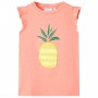 Camiseta infantil color coral neón 104 de , Camisetas para niños - Ref: Foro24-11285, Precio: 9,97 €, Descuento: %