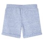 Pantalones cortos infantiles con cordón azul mélange 92 de , Pantalones de niños - Ref: Foro24-12194, Precio: 10,68 €, Descue...