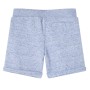 Pantalones cortos infantiles con cordón azul mélange 116 de , Pantalones de niños - Ref: Foro24-12196, Precio: 9,06 €, Descue...