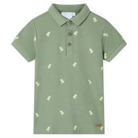 Khaki children's polo shirt size 128 by , Kids T-shirts - Ref: Foro24-11962, Price: 10,99 €, Discount: %