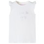 Camiseta infantil con mangas de volantes blanco 92 de , Camisetas para niños - Ref: Foro24-10494, Precio: 9,99 €, Descuento: %