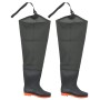 Dark green high fishing boots size 46 by , Waders for hunting and fishing - Ref: Foro24-137631, Price: 34,99 €, Discount: %