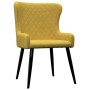 Sillas de comedor 2 unidades terciopelo amarillo de vidaXL, Sillas de comedor - Ref: Foro24-282530, Precio: 183,71 €, Descuen...