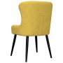 Sillas de comedor 2 unidades terciopelo amarillo de vidaXL, Sillas de comedor - Ref: Foro24-282530, Precio: 183,71 €, Descuen...