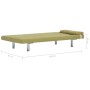 Sofá cama con dos almohadas de poliéster verde de vidaXL, Sofás - Ref: Foro24-282188, Precio: 192,93 €, Descuento: %