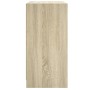 Armario auxiliar puertas de vidrio roble Sonoma 68x37x75,5 cm de , Aparadores - Ref: Foro24-836380, Precio: 83,22 €, Descuent...