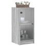 Auxiliary cabinet with Sonoma gray glass doors 35x37x75.5 cm by , Sideboards - Ref: Foro24-836404, Price: 50,25 €, Discount: %