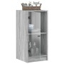 Auxiliary cabinet with Sonoma gray glass doors 35x37x75.5 cm by , Sideboards - Ref: Foro24-836404, Price: 50,25 €, Discount: %