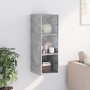 Concrete gray glass door wall cabinet 35x37x100 cm by , Lockers and storage cabinets - Ref: Foro24-836486, Price: 68,01 €, Di...