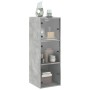 Concrete gray glass door wall cabinet 35x37x100 cm by , Lockers and storage cabinets - Ref: Foro24-836486, Price: 68,01 €, Di...