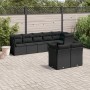 8-piece garden sofa set and black synthetic rattan cushions by , Garden sets - Ref: Foro24-3217905, Price: 503,44 €, Discount: %