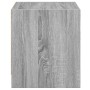 Mesitas noche con puertas vidrio 2 uds gris Sonoma 35x37x42 cm de , Mesitas de noche - Ref: Foro24-836354, Precio: 69,99 €, D...