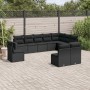 Garden sofa set 10 pieces with black synthetic rattan cushions by , Modular outdoor sofas - Ref: Foro24-3251442, Price: 668,5...