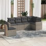 Set de muebles de jardín 6 pzas y cojines ratán sintético gris de , Conjuntos de jardín - Ref: Foro24-3219020, Precio: 414,69...