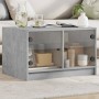 Couchtisch mit Glastüren aus Beton 68x50x42 cm von , Couchtisch - Ref: Foro24-836367, Preis: 66,14 €, Rabatt: %