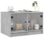 Couchtisch mit Glastüren aus Beton 68x50x42 cm von , Couchtisch - Ref: Foro24-836367, Preis: 66,14 €, Rabatt: %