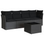 5-piece garden furniture set and black synthetic rattan cushions by , Garden sets - Ref: Foro24-3249074, Price: 334,87 €, Dis...