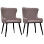 Pink velvet dining chairs 2 units by vidaXL, dining chairs - Ref: Foro24-282529, Price: 138,91 €, Discount: %