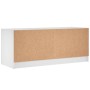 Mueble de TV con puertas de vidrio blanco 102x37x42 cm de , Muebles TV - Ref: Foro24-836371, Precio: 71,54 €, Descuento: %