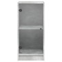 Armario auxiliar puertas de vidrio gris hormigón 35x37x75,5 cm de , Aparadores - Ref: Foro24-836402, Precio: 49,65 €, Descuen...