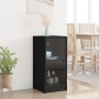 Auxiliary cabinet with black glass doors 35x37x75.5 cm by , Sideboards - Ref: Foro24-836400, Price: 55,96 €, Discount: %