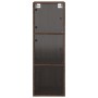 Wandschrank Eiche braun Glastüren 35x37x100 cm von , Schließfächer und Lagerschränke - Ref: Foro24-836489, Preis: 71,99 €, Ra...