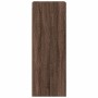 Wall cabinet oak brown glass doors 35x37x100 cm by , Lockers and storage cabinets - Ref: Foro24-836489, Price: 70,08 €, Disco...