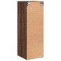 Wandschrank Eiche braun Glastüren 35x37x100 cm von , Schließfächer und Lagerschränke - Ref: Foro24-836489, Preis: 71,99 €, Ra...