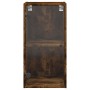 Wall cabinet with smoked oak glass doors 35x37x68.5 cm by , Lockers and storage cabinets - Ref: Foro24-836480, Price: 45,87 €...