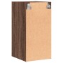 Wall cabinet oak brown glass doors 35x37x68.5 cm by , Lockers and storage cabinets - Ref: Foro24-836482, Price: 47,12 €, Disc...