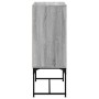 Zusatzgarderobe mit Glastüren in Sonoma-Grau, 69 x 37 x 100 cm von , Sideboards - Ref: Foro24-836551, Preis: 79,75 €, Rabatt: %