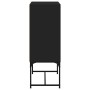 Auxiliary cabinet with black glass doors 69x37x100 cm by , Sideboards - Ref: Foro24-836547, Price: 80,38 €, Discount: %