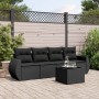 5-teiliges Gartenmöbel-Set und schwarze synthetische Rattankissen von , Gartensets - Ref: Foro24-3221084, Preis: 328,49 €, Ra...