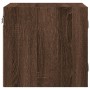 Nightstands with glass doors 2 units brown oak 35x37x35 cm by , Nightstands - Ref: Foro24-836475, Price: 64,61 €, Discount: %