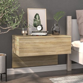 Sonoma Oak Wall Nightstand by vidaXL, Nightstands - Ref: Foro24-810941, Price: 44,83 €, Discount: %