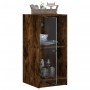 Auxiliary cabinet with smoked oak glass doors 35x37x75.5 cm by , Sideboards - Ref: Foro24-836403, Price: 48,69 €, Discount: %