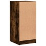 Armario auxiliar puertas de vidrio roble ahumado 35x37x75,5 cm de , Aparadores - Ref: Foro24-836403, Precio: 50,09 €, Descuen...