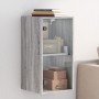 Wall-mounted furniture with gray Sonoma glass doors 35x37x68.5 cm by , Lockers and storage cabinets - Ref: Foro24-836481, Pri...