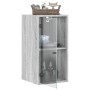 Wall-mounted furniture with gray Sonoma glass doors 35x37x68.5 cm by , Lockers and storage cabinets - Ref: Foro24-836481, Pri...