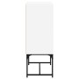 Armario auxiliar con puertas de vidrio blanco 69x37x100 cm de , Aparadores - Ref: Foro24-836546, Precio: 73,99 €, Descuento: %