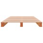 Solid wax brown pine wood pallet bed 90x200 cm by , Beds and slatted bases - Ref: Foro24-844452, Price: 117,93 €, Discount: %