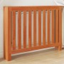 Solid pine wood radiator cover in brown wax finish 108.5x19x84 cm by , Accessories for heating radiators - Ref: Foro24-844492...