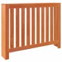 Solid pine wood radiator cover in brown wax finish 108.5x19x84 cm by , Accessories for heating radiators - Ref: Foro24-844492...