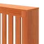 Solid pine wood radiator cover in brown wax finish 108.5x19x84 cm by , Accessories for heating radiators - Ref: Foro24-844492...