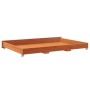 Cajones de sofá cama 2 uds madera maciza de pino marrón cera de , Camas y accesorios - Ref: Foro24-844134, Precio: 41,15 €, D...