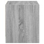 Bedside table with Sonoma gray glass door 35x37x42 cm by , Nightstands - Ref: Foro24-836353, Price: 37,99 €, Discount: %