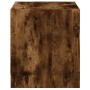 Mesita de noche con puerta de vidrio roble ahumado 35x37x42 cm de , Mesitas de noche - Ref: Foro24-836351, Precio: 35,84 €, D...