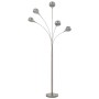 Silberne Stehleuchte 5 x E14 200 cm von vidaXL, Lampen - Ref: Foro24-282417, Preis: 106,44 €, Rabatt: %