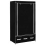 Kleiderschrank aus schwarzem Stoff, 87 x 49 x 159 cm von vidaXL, Kleiderschränke - Ref: Foro24-282457, Preis: 50,93 €, Rabatt: %